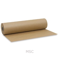 500mm x 25M Strong Brown Pure Kraft Wrapping Paper Roll