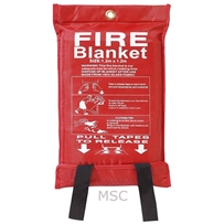 Quick Release Fire Safety Blanket 1M x 1M